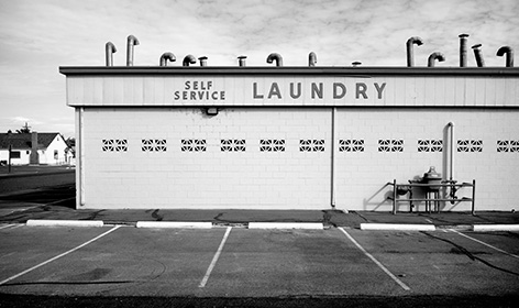 Self service laundry building